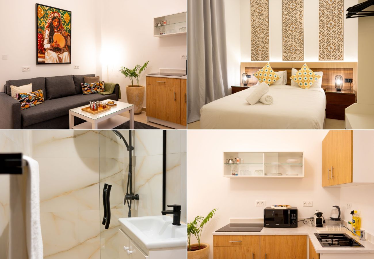 Appartement à Tanger - Casa Verdi avec Terrasse 1 Chambre Salon